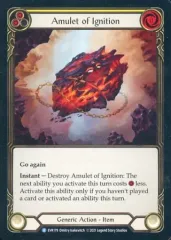 【中古】Flesh and Blood EVR179[R]：Amulet of Ignition