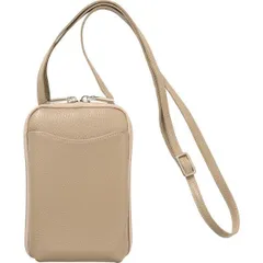 ジウディ イタリアンレザースマホショルダー トープ 28251013 | 24-0390-033マホショルダーケース ポーチ 携帯 財布 小物入れ トラベル 旅行 お出かけ 便利 アウトドア ファッション小物 デザイン シンプル カジュアル おしゃれ ユニセッ