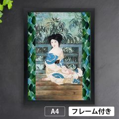 北野恒富「浴後」1912年 浮世絵 美人画 日本画 和 アート