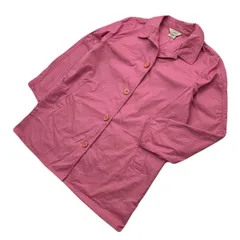 L.L.Bean エルエルビーン コットン ジャケット コート ピンク レディース L 春夏 秋 オシャレ 差し色◎ 大人カジュアル 人気 古着■EB321のサムネイル