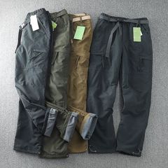 ジョガーパンツ メンズ カーゴパンツ 裏起毛 防寒ミリタリー ワークパンツ 作業ズボン 撥水加工 多機能