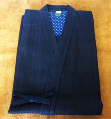 DG13 【新品】剣道　藍染　夏用　稽古用　薄型　剣道着　2号　綿100%