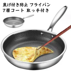 焦げ付き防止 フライパン 7層コート 取っ手付き 焦げ防止 鍋 ハニカム 洗いやすい 24cm 26cm　28cm 30cm 耐磨耗 ガス火 プレゼント ギフト 軽量 新生活 結婚祝い チタン合金 軽い キッチン用