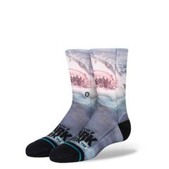 【ムラスポ公式】新品 STANCE スタンス SHARK WEEK KIDS K555C22SHA キッズ ジュニア ソックス 靴下 シャークウィーク コラボ JJ L16