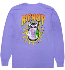 Ripndip Hellavanight L/S T-Shirt Lilac M Tシャツ 送料無料のサムネイル