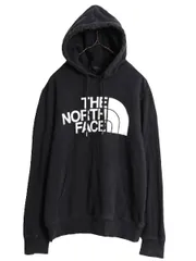 【お得なクーポン配布中!】 ノースフェイス プリント スウェット フード パーカー メンズ М The North Face プルオーバー 裏起毛 トレーナー 黒 アウトドア ブラック
