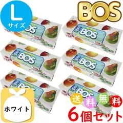 生ゴミが臭わない袋 BOS ボス 生ゴミ 用 L サイズ 90枚入 6個セットのサムネイル