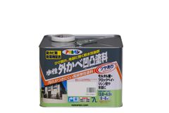 【人気商品】アサヒペン 塗料 ペンキ 水性外かべ凹凸塗料ツヤあり 7L ホワイト 水性 外壁 凹凸塗料 弾性塗料 ツヤあり 防カビ 防藻 日本製