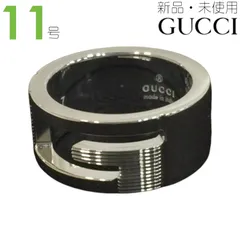 【新品/未使用】グッチ GUCCI 03266-09840/8106/11 指輪 リング シルバーリング ブランデッドG カットアウトG 11号 メンズ レディース ユニセックス ブランド ロゴ GG シルバー 925 アクセサリー 6258182