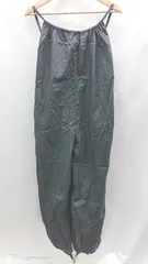 ◇ ⊂ earthy_ アーシー キャミソール オーバーオール サイズF ブラック レディース E  【1502180054754】