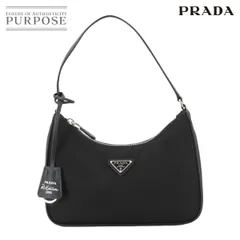 未使用 展示品 プラダ PRADA Re-Edition 2005 ミニバッグ ハンド バッグ ナイロン サフィアーノレザー ブラック 1NE204 Mini Bag 90293016