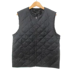 マッキントッシュフィロソフィー MACKINTOSH PHILOSOPHY タグ付 リバーシブル キルティング ダウンベスト ジャケット 黒 ブラック 36 約Sサイズ H1F59-808-29のサムネイル