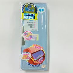 【訳あり・新品未使用】ヨコピタ　ライトブルー　コンパクト両面筆箱　4901770695051　s1313886　（13）