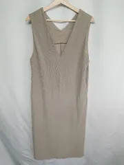 ◇ ⊂ (　） カッコ ジャンパースカート - ロング丈 ワンピース サイズM ブラウン レディース E  【1409100012873】