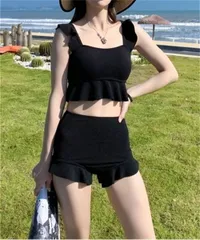 訳あり未使用 Ritzy フリルハイウエスト セットアップビキニ 水着 レディース