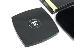 ■新品同様■ CHANEL シャネル ココマーク ミロワールドゥーブルファセット 折り畳み 拡大鏡 コンパクトミラー ブラック系 FF7771