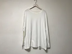 本物グルメジーンズgourmet jeansコットンダメージ加工長袖ロンTシャツメンズサーフアメカジミリタリーストリートスケーターワークビジネススーツモードゴルフドレスバイカーL白ホワイトのサムネイル