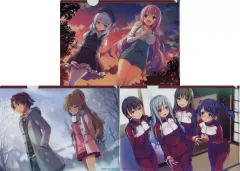 【中古】クリアファイル 001.綾小路清隆＆軽井沢恵/集合/坂柳有栖＆一之瀬帆波 A4クリアファイル3枚セット 「ようこそ実力至上主義の教室へ サテライトクラス Vol.1」