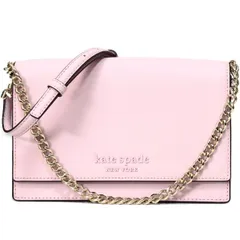 ケイトスペード バッグ katespade サフィアーノレザー キャメロン モノトーン コンバーチブル クロスボディー 3way 斜めがけ ショルダー クラッチ ハンドバッグ チュチュピンク WKRU6430