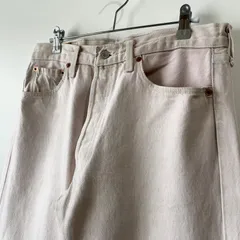 euro levi's 501 made in UK ecru