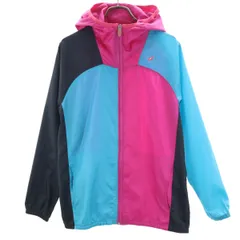 asics アシックス ウインドブレーカー L ピンク ジャケット レディース 古着