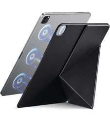 ★PITAKA iPad Pro 13インチ ケース M4 (2024専用、第7世代) iPad Pro 13インチ カバー 横置＆縦置 タブレットスタンド  iPad スタンド MagEZ Folio 2/13インチ iPad Pro 2024専用/ブラック