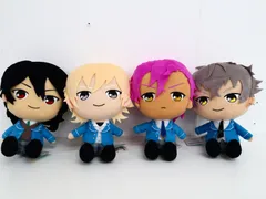 [経年品]4点セット あんさんぶるスターズ！ BIGぬいぐるみ UNDEAD/朔間零・羽風薫・大神晃牙・乙狩アドニス