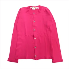 12aw コムデギャルソン COMME des GARCONS ドロップショルダー カーディガン ニット セーター クルーネック ウール XS ピンク レディース 12aw コムデギャルソン COMME des GARCONS ドロップショルダー