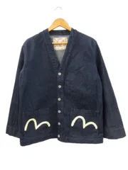 エヴィス EVISU LOT.1955 デニムカーディガン デニムジャケット Vネック カモメ 38のサムネイル