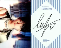 【中古】コレクションカード(男性) ENHYPEN/ヒスン(HEESEUNG)/裏面印刷サイン入り/CD「BORDER ： CARNIVAL(DOWN ver.)」封入特典レンチキュラーカード