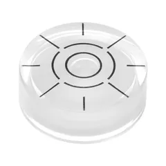 uxcell ラウンドバブルレベル 32x12mm ミニ円形精密水準器 カメラ三脚 望遠鏡 ワークショップ ターンテーブル 水平出し用 ホワイト