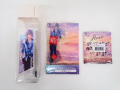 3点セット くじスクエア にじさんじHEROES海の家くじ 星導ショウ クリアボトル/缶バッジ＆ダイカットステッカー/アクリルスタンド