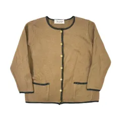 montegrappa イタリア製 ニットカーディガン 44/ベージュ/vintage