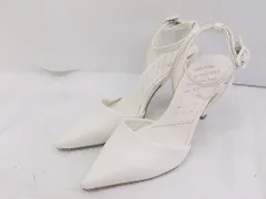 ◇ R&E rosessence アールアンドイーローズエッセンス ストラップ ヒール サンダル サイズ23 ホワイト レディース P  【1208260014266】