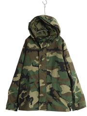 【お得なクーポン配布中!】 90s 米軍実物 US ARMY ECWCS ゴアテックス ウッドランドカモ 迷彩 ミリタリー ジャケット MEDIUM SHORT オールド 96年製 1st GEN パーカー