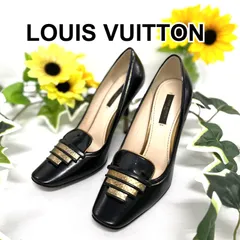 Louis Vuitton　ルイヴィトン　アールデコ ウィーン　パンプス　35　ブラック