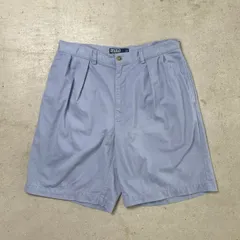 90年代 Polo by Ralph Lauren ポロバイラルフローレン 2タック ワイド チノ ショーツ ショートパンツ TYLER SHORT メンズW34 【SS2506】