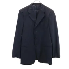 アルマーニ ウール テーラードジャケット 42 ネイビー ARMANI メンズ 古着 【240118】のサムネイル
