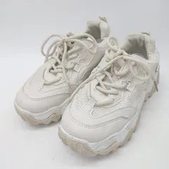 ◇ Θ LOVEHUNTER ラブハンター 厚底 スニーカーシューズ サイズM ベージュ系 レディース E  【1507030006945】