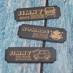 ジムニー　ジムニーシエラ ノマド　JB64/74  JC74用 アクセントプレート BLACK X GOLD