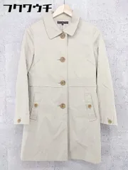 ◇ green label relaxing UNITED ARROWS 長袖 ステンカラー コート サイズ38 ベージュ レディース 【中古】 【1002802335471】
