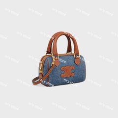 新品 CELINE セリーヌ ミニ ボストン トリオンフ ハンドバッグ  