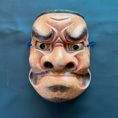 能面セット 木彫り   大癋見・賢徳 Mn6FjdUbWJHWpzPjCwEGXg.jpg@jpg