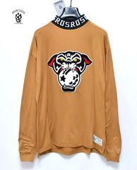 新品 ラッセルノ ゴルフ スローアップ ロゴ LF モックネック 5(L