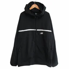 ニューバランス NEW BALANCE タグ付 NB 90's Athletics Remastered Woven Jacket ウインドブレーカー ナイロンジャケット 黒 ブラック M