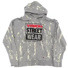 【中古】アウターウェア ロゴ(ペイント) プルオーバー グレー 4XLサイズ VISION STREET WEAR(ヴィジョンストリートウェア)