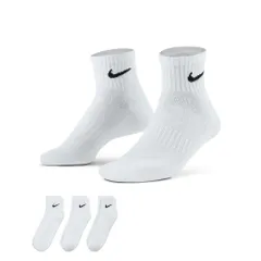 【正規品取扱店･新品】NIKE 靴下 メンズ レディース エブリデイ クッション クウォーター ソックス SX7667 ナイキ スポーティ テリー素材 厚手 3足セット