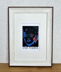 アンディ・ウォーホル☆デッドストック限定１枚◎新品額付☆マット付ポストカードフレーム◇Andy Warhol☆A4サイズ程度☆2