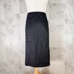 新品<!-利用不可文字-!><!-利用不可文字-!>トラサルディ TRUSSARDI タイトスカート 【48】 ブラック 黒 シンプル ひざ丈 膝丈 大きいサイズ カジュアル フォーマル 厚手 秋 冬