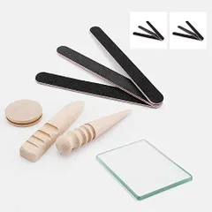 【人気商品】フェリモア レザークラフトセット コーンスリッカー3種 サンドスティック9本 ガラス板 (13点セット)